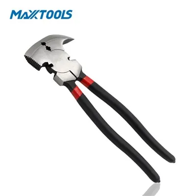 10.5inch Fence Plier Flat Head Vinyl Grip